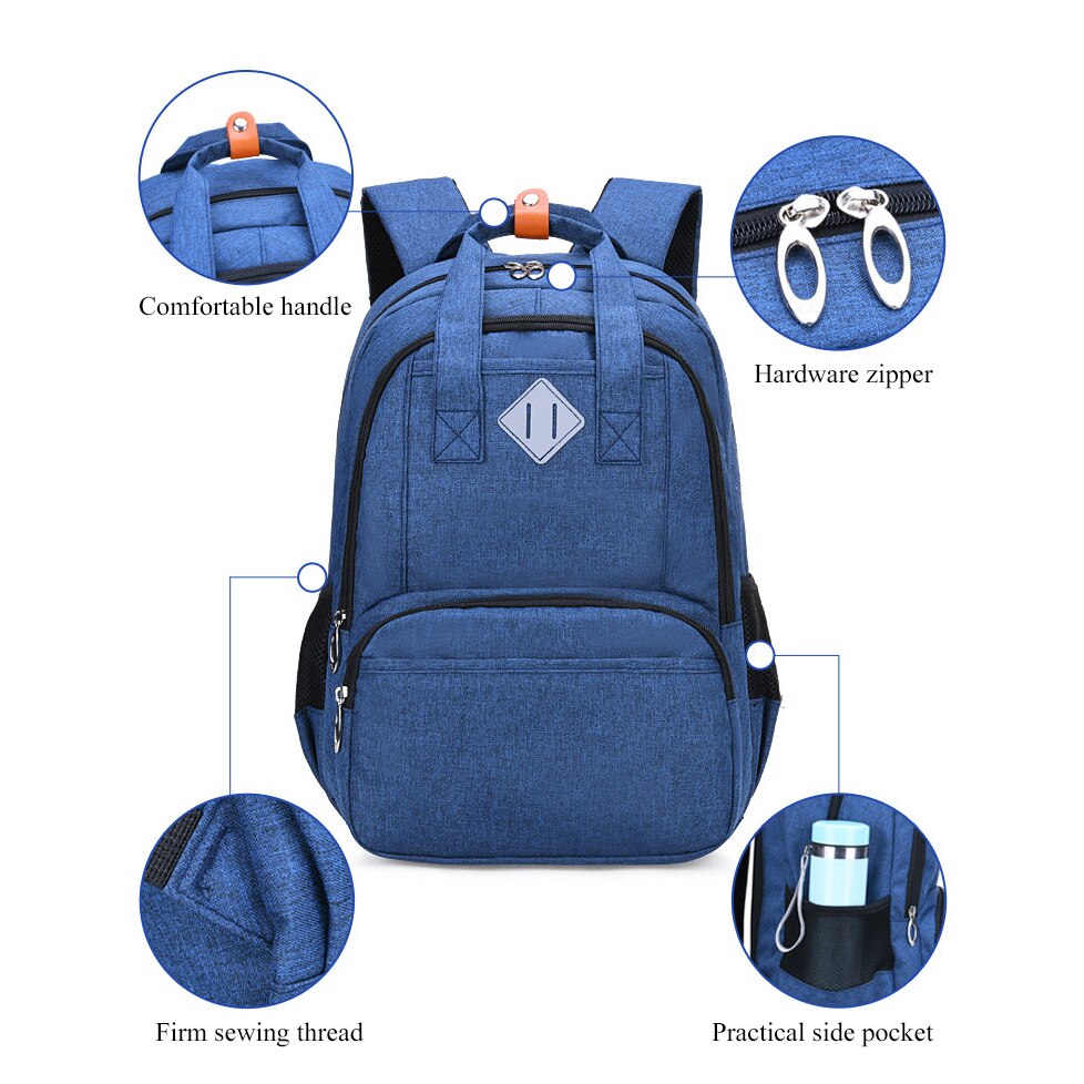 Large Men Backpack Children Student School Backpack School Bags for Teen Boys Kids Canvas Male Backpack Child Schoolbag