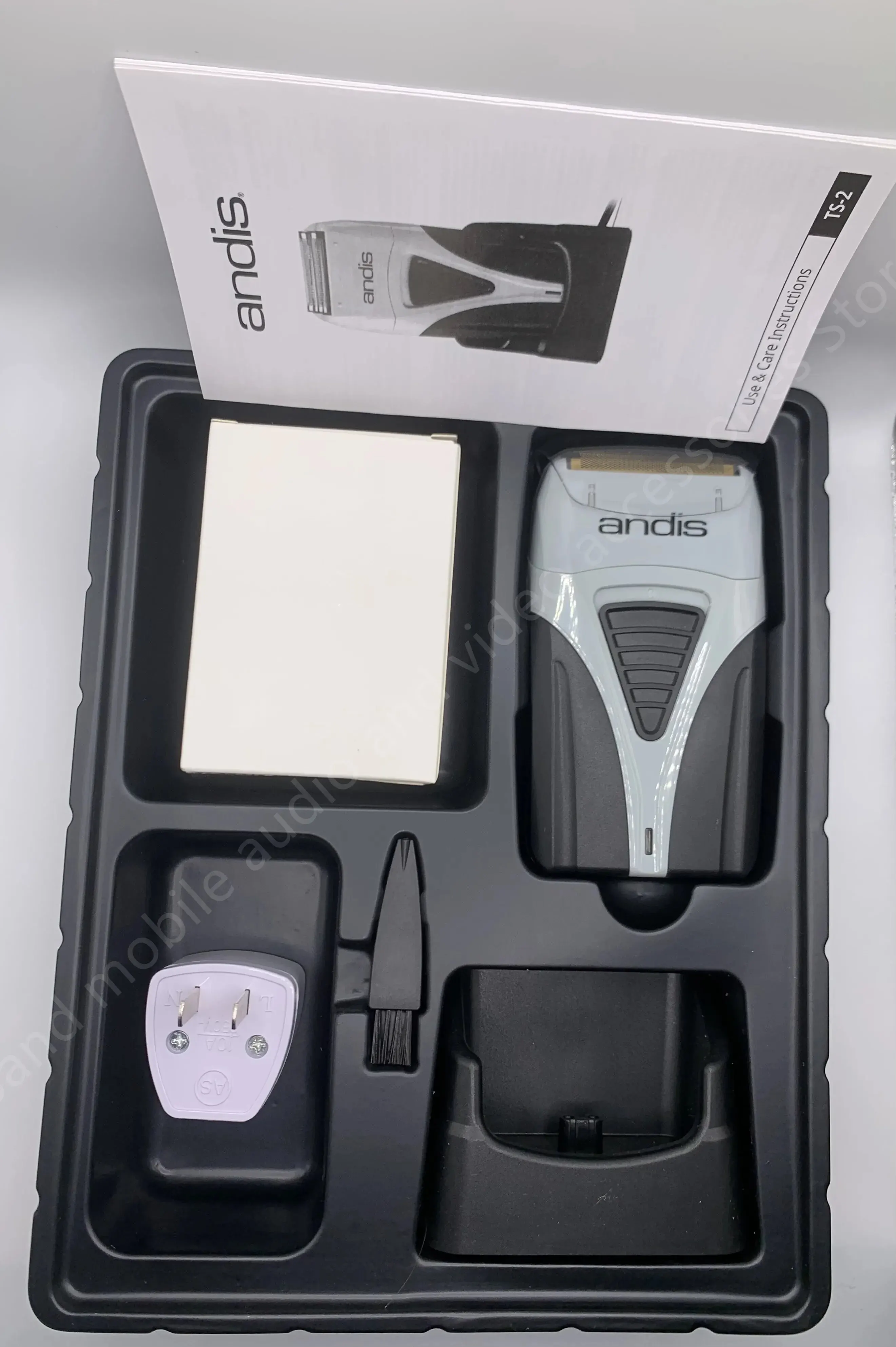 ANDIS Profoil Lithium Plus 17205 barber hair cleaning electric shaver for men razor bald hair clipper supplies Original American: Orange