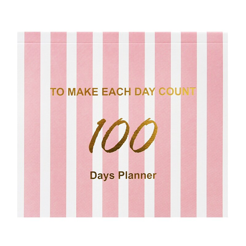 100 Dagen Planner Student Week Plan Notebook Countdown Honderd Dagen Plan Te Leren Briefpapier Schema Boek