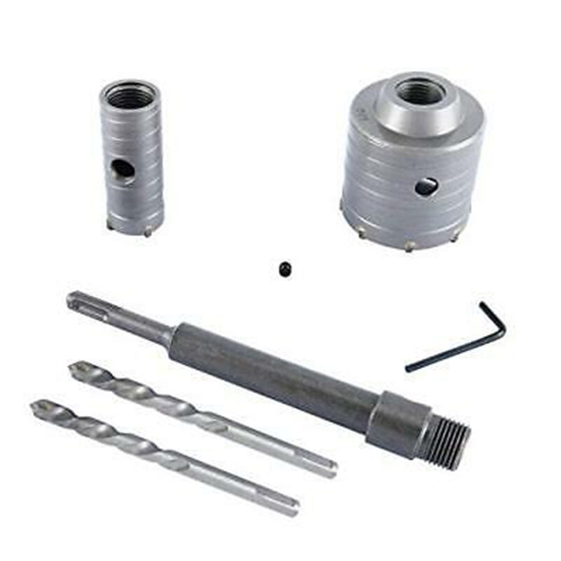 65mm+30mm sds plus schacht gatzaag zilver boortje stenen muur