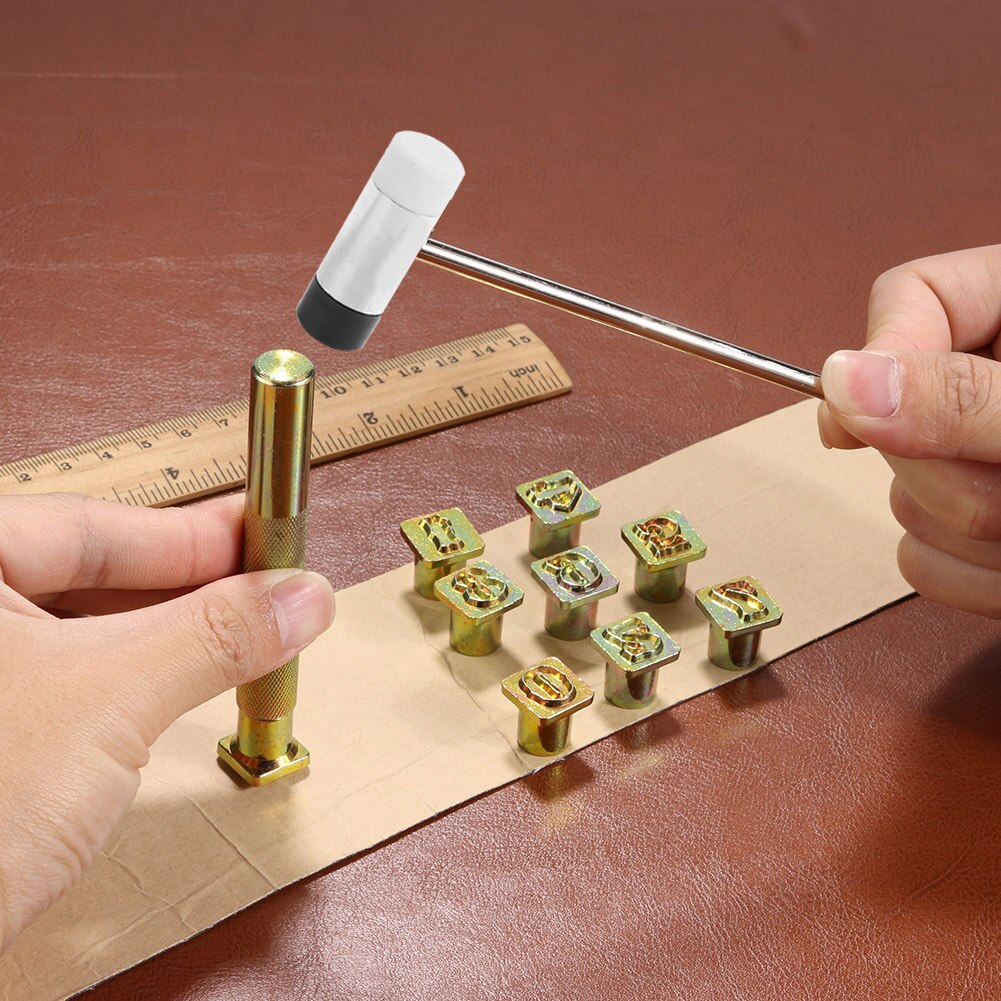 Juego de 21 unids/set de punzones mecánicos redondos huecos duraderos, punzón de acero, punzón de plástico con Kit de herramientas de punzonado de mantenimiento de latón