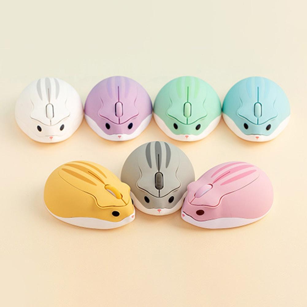 2.4Ghz Wireless Mouse Mini Ergonomic Optical Mice Cute Cartoon Hamster Computer Mouse Portable Mice For Laptop PC/Kid Girl