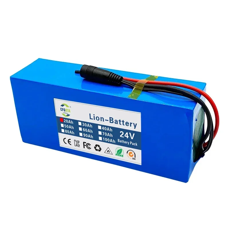 6 s 3p 24v 20ah 18650 akku litiumakku 25.2v 20000 mah sähköinen polkupyörän mopo /sähkö /litiumioniakku ja laturi