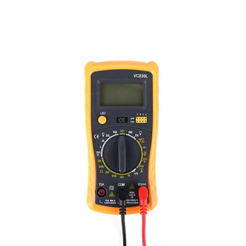 Digital Display Multimeter Digital Backlight Burn-proof Digital Multimeter Electrical Multimeter Circuit Detector