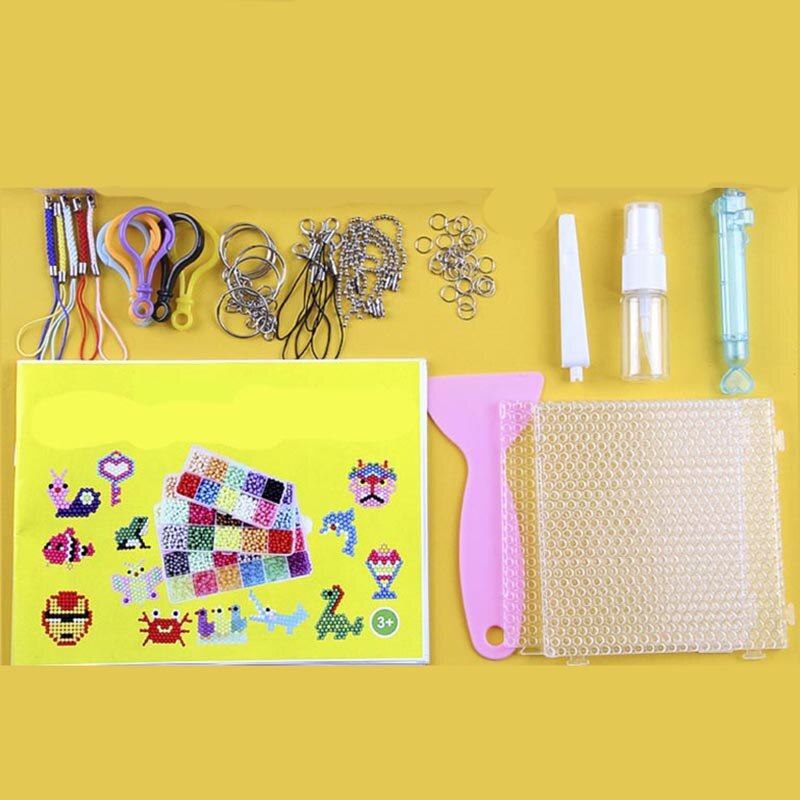 DIY Water Mist Magic Beads Toys For Children Animal Molds Hand Making Puzzle Kids Educational Toys Spell Replenish Beans: accessory kit