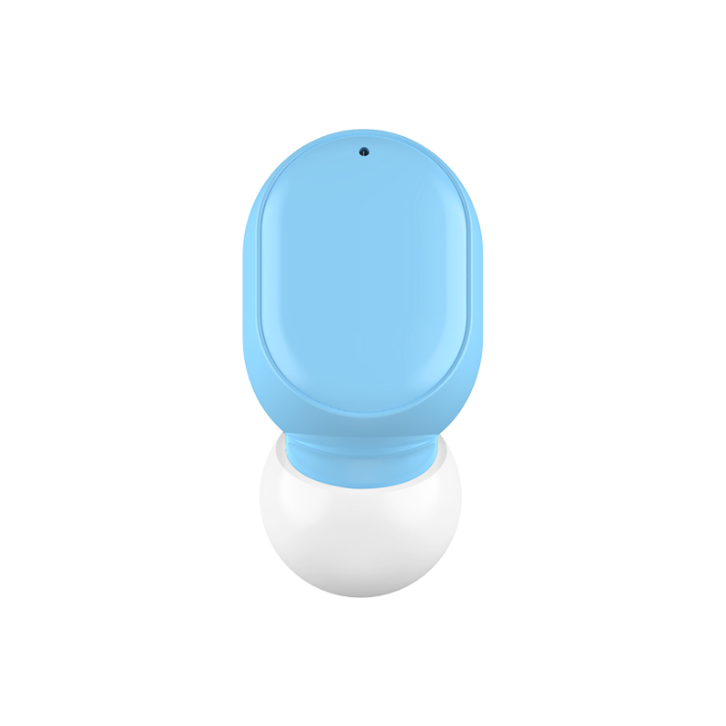 S8 sans fil dans l'oreille Mini Bluetooth écouteurs avec Microphone sport unique oreille réduction du bruit musique universel écouteurs: Bleu
