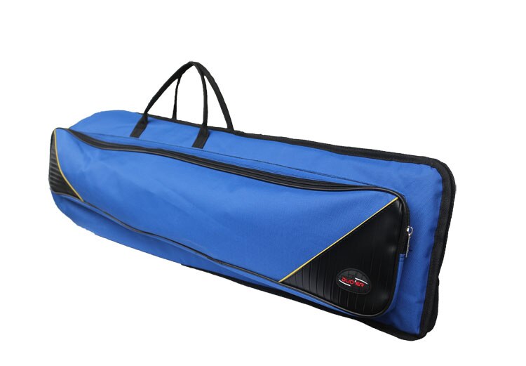 Trombone tas tenor trombone case gig case dikke muziekinstrumenten rugzak Verstelbare Schouderbanden Pocket 10mm gewatteerde