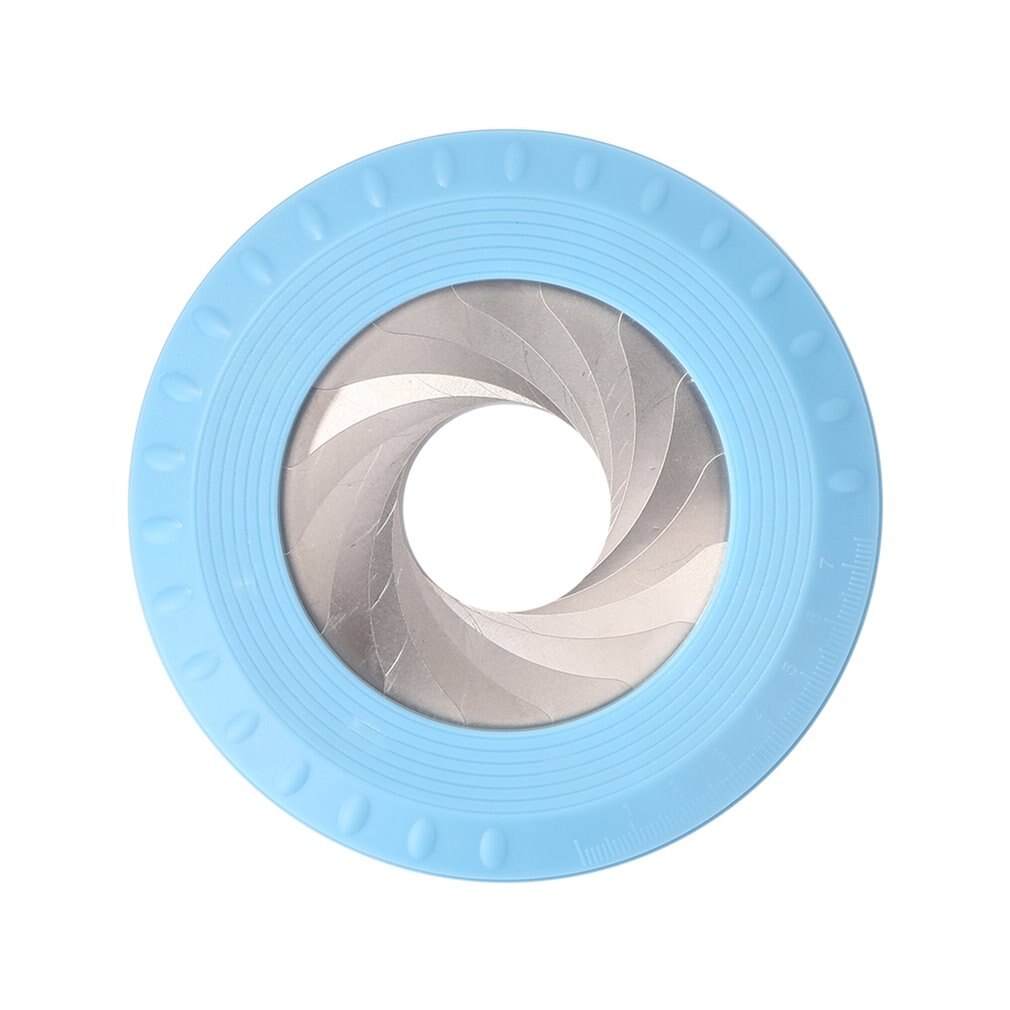 Flexible Circle Drawing Tool Adjustable Measuring Drawing Circular drawing rotatable compass drawing ruler tool: Blue