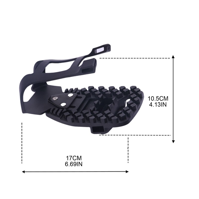 448D Ride Bicycle Toe Clips Cages with Sneakers Compatible withPeloton Bike and Bike+ with 170mm to 105x85mm Cage Size
