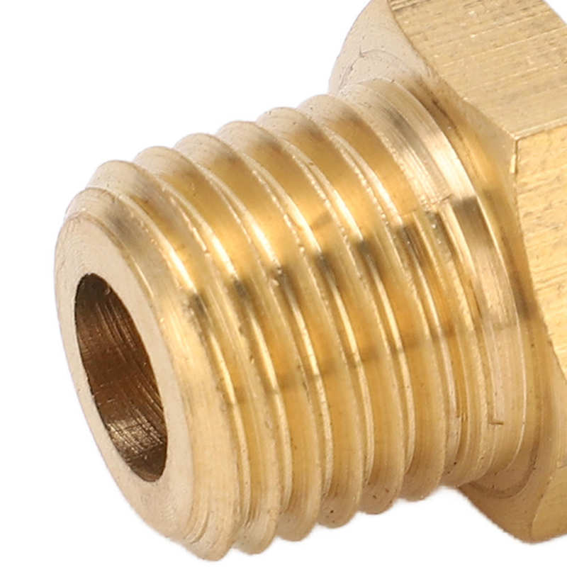 Raccordo spinato in ottone raccordo per tubo dritto filettato generale 7/16in per tubo del gas per tubo dell'acqua del carburante dell'aria