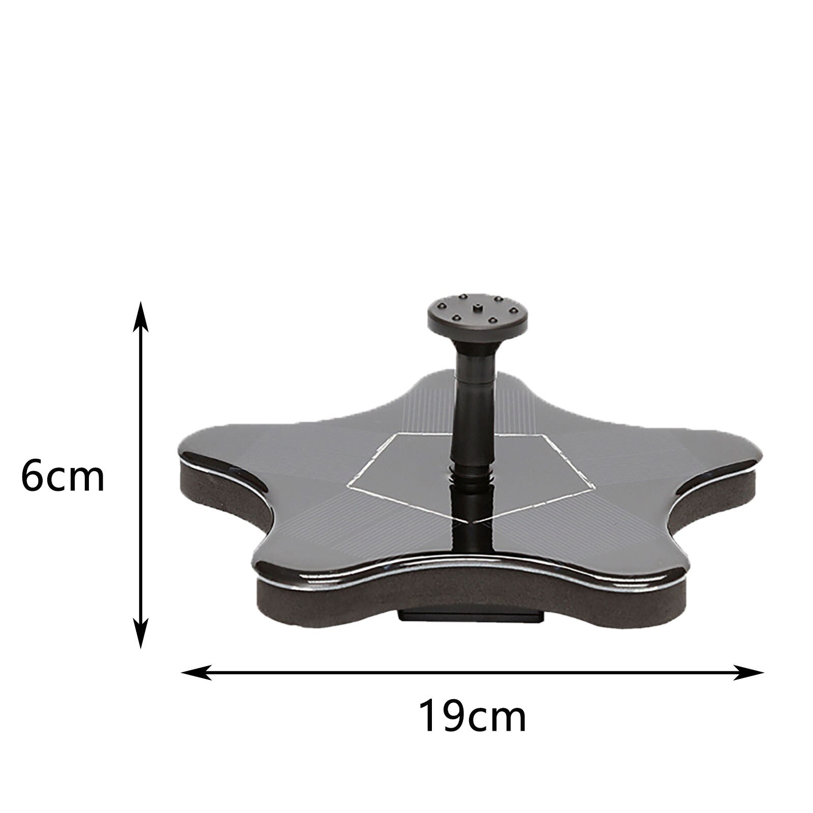 Outdoor Vogel Bad Vijver Zonne-energie Water Fontein Waterval Tuin Decoratie Zwembad Fontein Met Drijvende Vogelbad D09: B