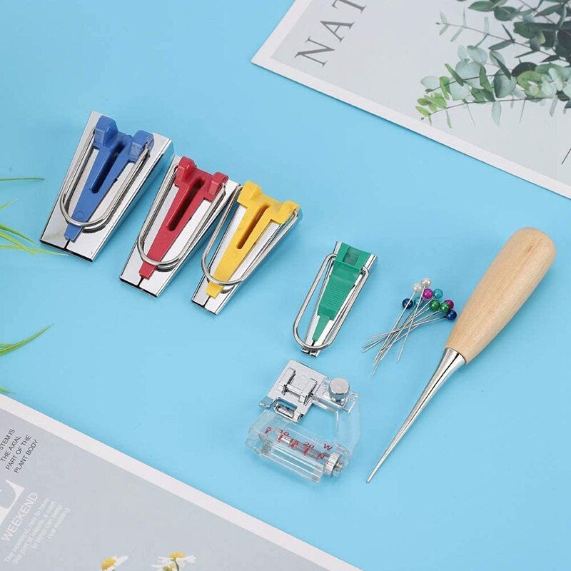 1 Set of Sewing Bias Tape Machine Multifunctional Household Electric Sewing Machine Accessories Belt Maker
