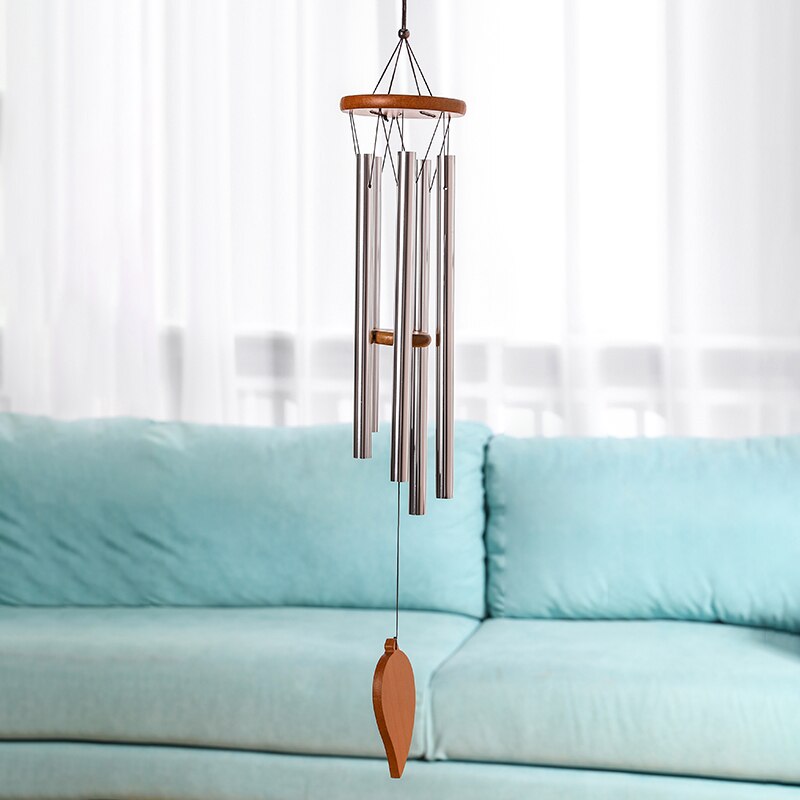 Outdoor Living Windgong Yard Tuin Buizen Bells Koper Antieke Wind Chime Wall Opknoping Home Decor Decoratie Windgong: big-silver