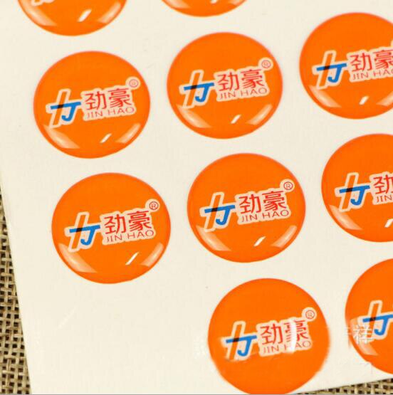 1000pcs Custom shaped non-toxic and die cut kids stickers with durable material for epoxy sticker