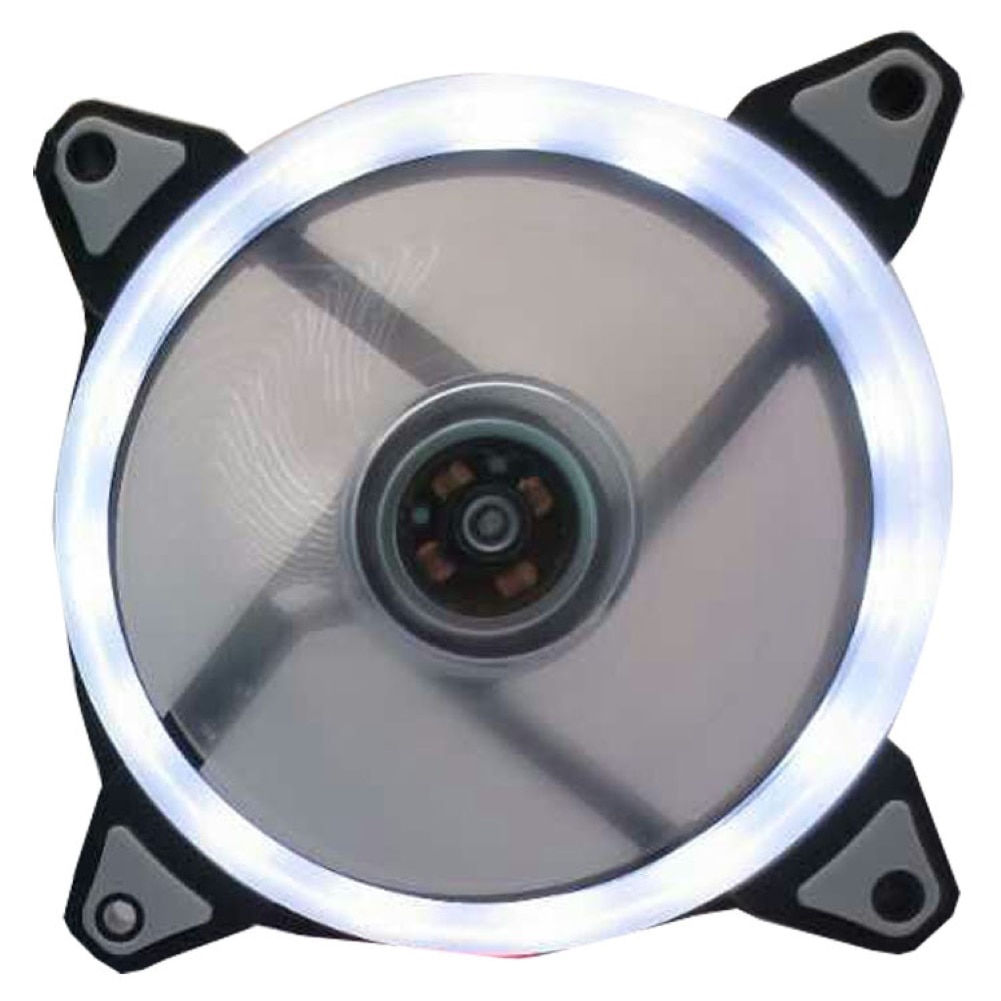universell datamaskin vifte 120mm 15 ledet dobbel blenderåpning stille pc datamaskin tilfelle kjølevifte 120 x 120 x 25mm kjøligere væskebærende rgb vifter