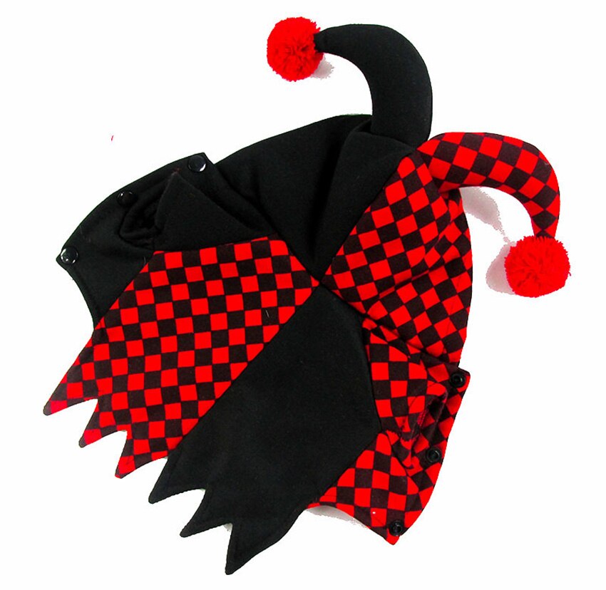 Ropa de payaso para perro, chaqueta para disfraz de Mascota, traje para mascota, sudadera, accesorios para de tiro, Cosplay, xs-xl