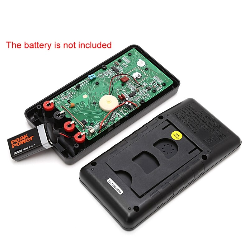 M890G Digital Multimeter DMM AC DC Volt Amp ohm Temperature Meter Frequency