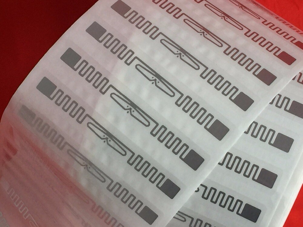 Long range UHF RFID stickers Impinj E51 passive cards 100pcs/Lot