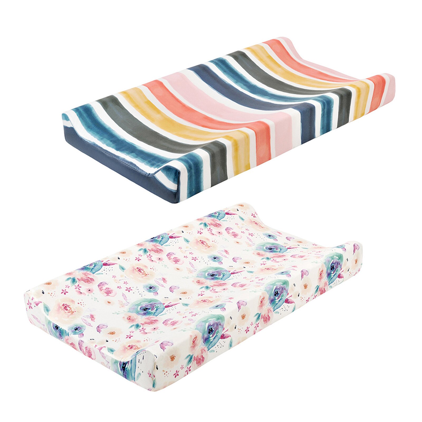 2Pcs Baby Veranderende Tafel Baby Kwekerij Luier Veranderende Pad Soft Cotton Blend Cover Veranderende Tafel Cover Funda Cambiador Ajustable: I
