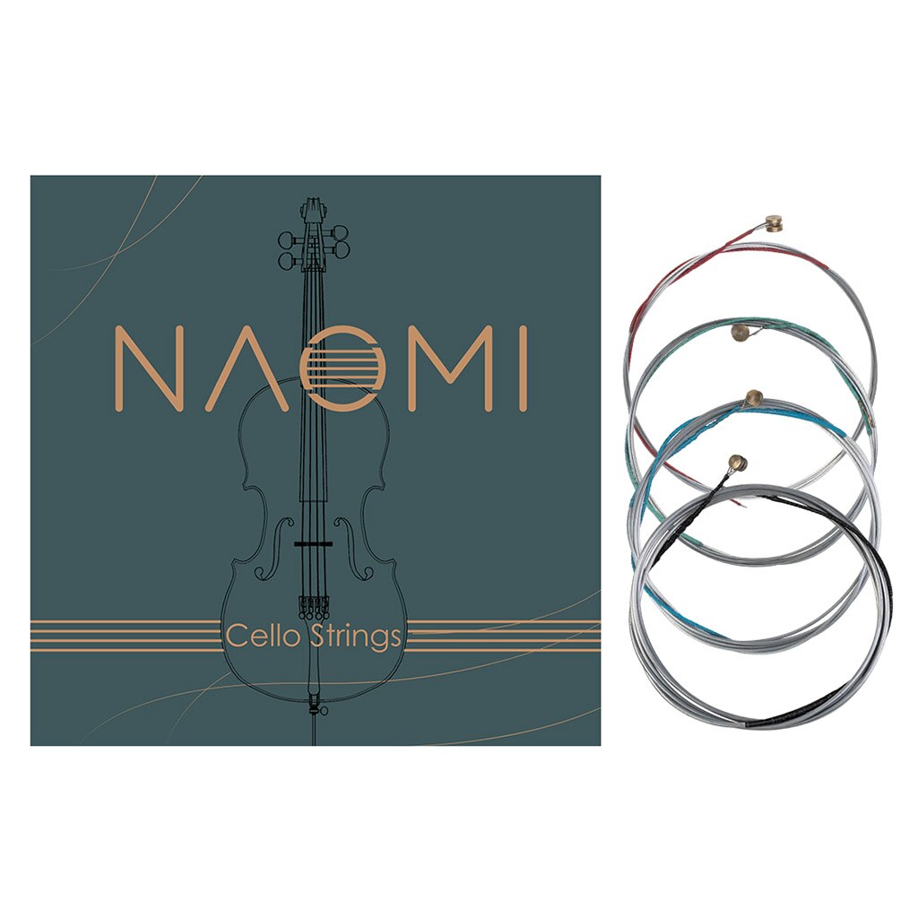 4-String A-D-G-C Cello Nikkel Plaat Snaren Vervanging Snaarinstrument Accessoires Onderdelen Voor 4/4 3/4 1/2 1/4 1/8 Maat