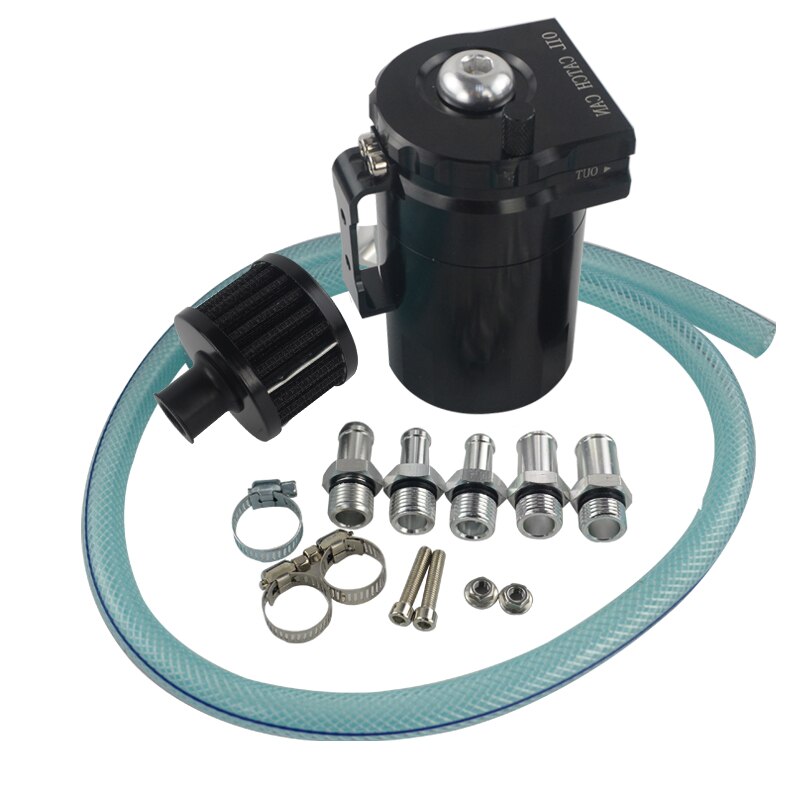 Tanque de depósito de aceite de aluminio con volante Universal, , tanque de aceite con WLR-TK64 de filtro: Black