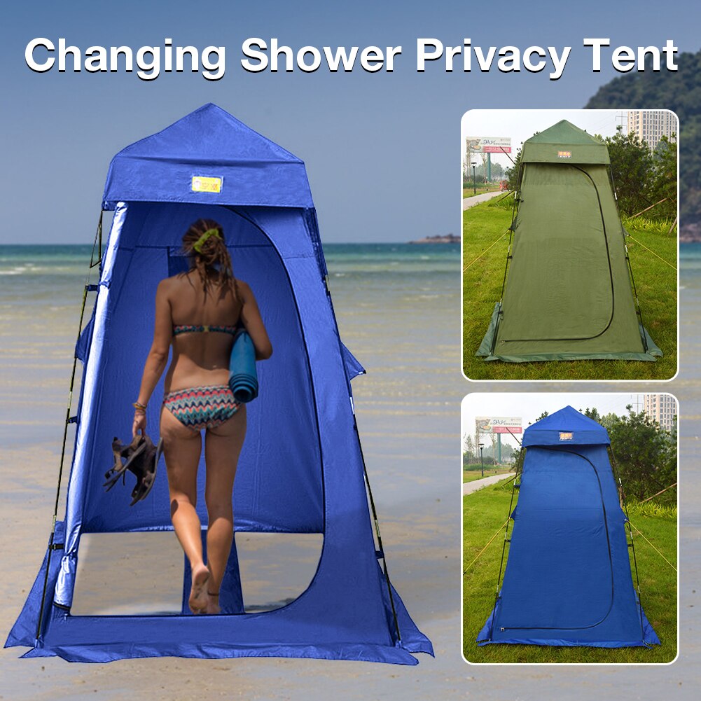 Protable Camping Tent Durable Waterproof Rainproof Sun Protection Large Space Outdoor Changing Room Shower Privacy Tent