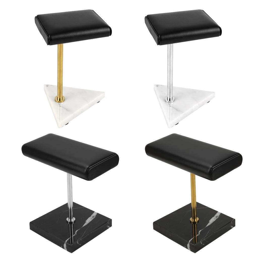 Marble Base Watch Organizer Watch Shop Product Display Stand Jewelry Bracelet Holder Black