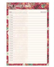 Korea Stationery Memo Notepad Month Day weekly planner Mini Notebook For Student Classmate stickers Office 365 plan: bird day