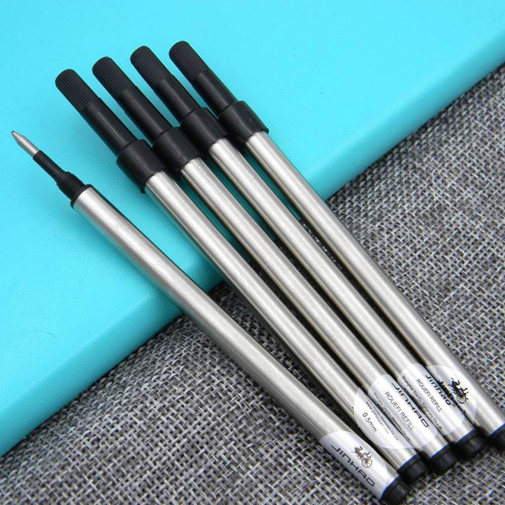 2Pc spiral Turn BLACK ink refill for JINHAO 159 rollerball Pen ink Refills