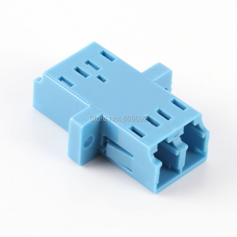 10pcs LC-LC Duplex Fiber Optic Adapter Optical Duplexer Connector Coupler