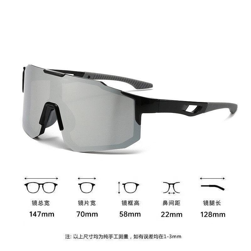 Mountain Climbing Goggles - Windproof Sports Sunglasses, UV400 Protection Cycling Glasses for Men & Women: MULTI