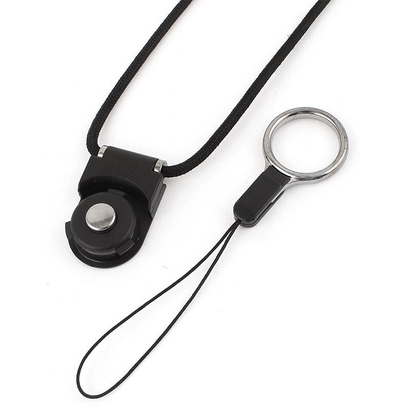 Svart halsreim lanyard for håndholdt fotturer gps garmin gpsmap 62 64 62st 64st astro 320 220 tilbehør avtagbar lanyard