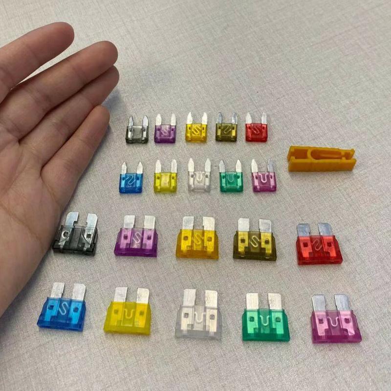 Kit de cuchilla surtido para coche, fusible de cuchilla surtido, 2/3/220. 5/10/15/20/25/30/35AMP, inserto de Fusibles automotrices para camión, 5/7 Uds.