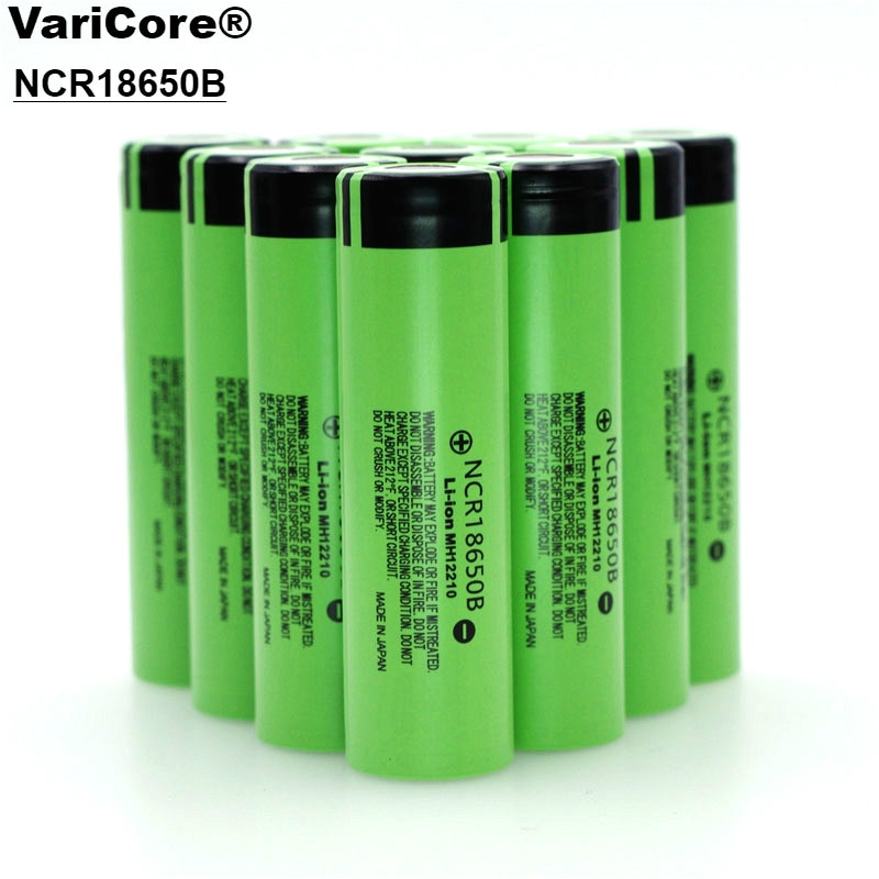 Batería recargable VariCore, 18650, 3400mAh, NCR18650B, 3,7 V, para Panasonic, baterías de ordenador portátil