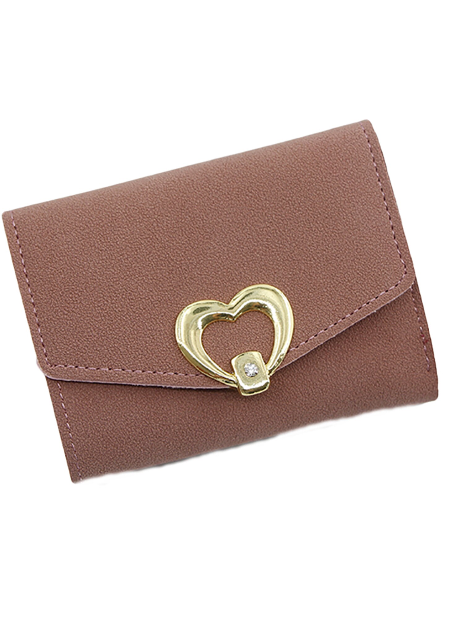 2021 Marka Nowy kobiety monety kiesy moda portfel w kształcie serca pstryknąć zamknięcie kartonowe opakowanie: róża czerwony