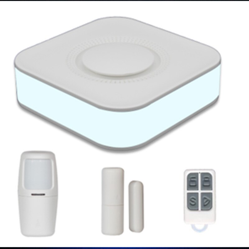 Billig tuya wifi kun hjemmealarm sikkerhed smart system med lys og anti-sabotage funktion