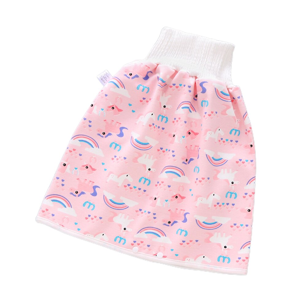 Cute Cartoon Baby Skirt Diapers Reusable Nappies Cloth Diaper Washable Infants Children Baby Cotton Training Pants Panties Nappy: A2 / L