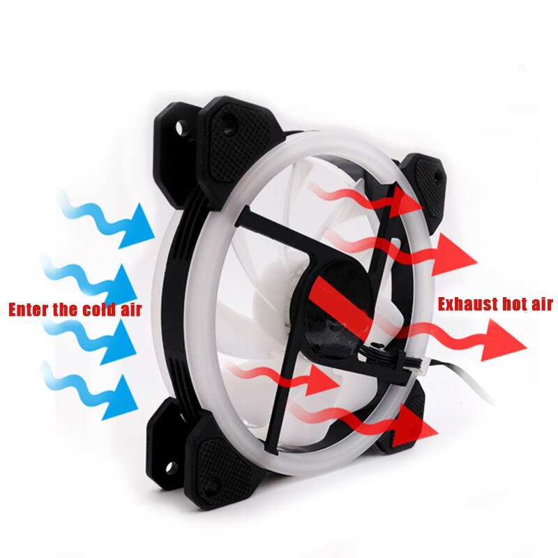 RGB Cooling Fan Computer Case Radiator Fan Adjusta... – Grandado