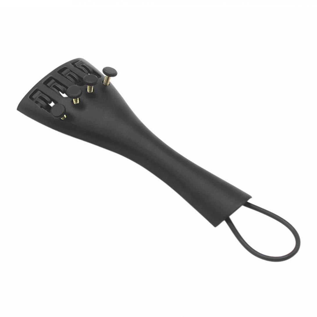 3/4 4/4 Violin Parts Kit with Aluminum Alloy Tailpiece 4 Fine Tuners and Tail Rope