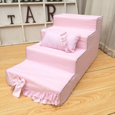 Pet Small Dog Sofa Pet Dog Cushion Teddy Stair Step Removable Wash Up The Bed Ladder Four-layer Dog Ladder Pet Stair Steps
