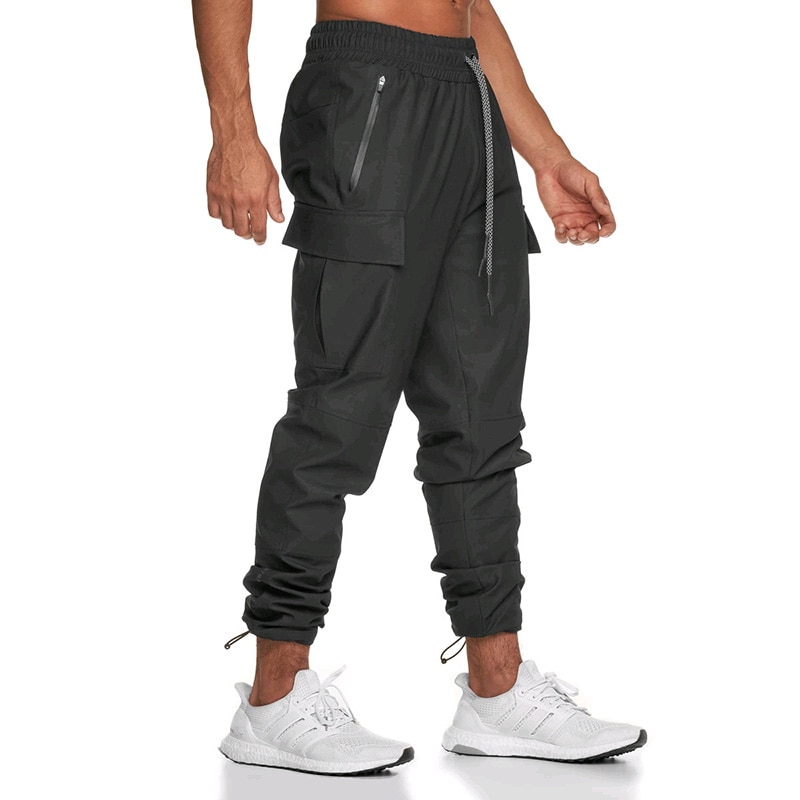 Fitnessstudio Sport hosen herren Fitnessstudio Fitness Ausbildung multi-tasche Fitness hosen männer wasserdichte schwarz Joggen hosen hosen