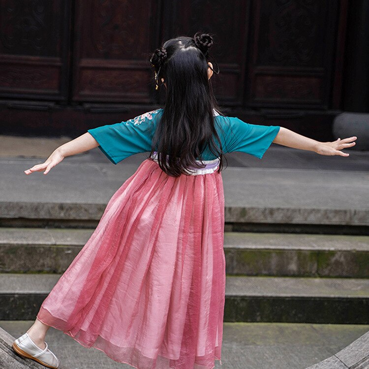 Vestido chino Cantoneye & Cheongsam Qipao para niña pequeña, vestido bonito, vestido tradicional chino