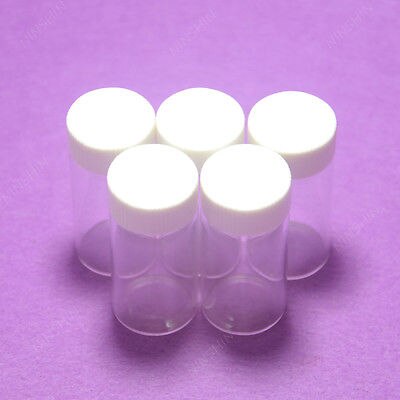 20 ML Clear Reagensfles, Sample, Penicilline Flesjes, Met PP Schroef Deksel, 5 STKS/PARTIJ