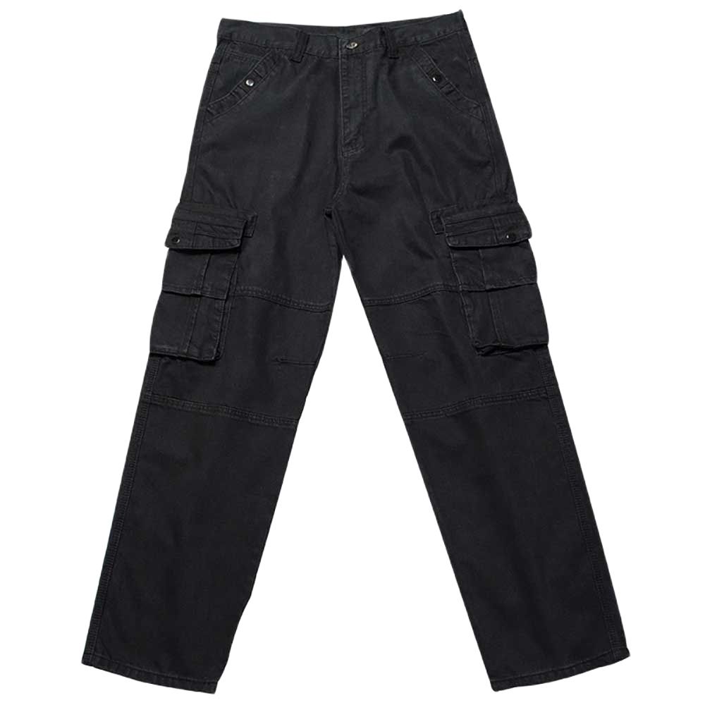 Trendy Plus Size Black Jeans Men Casual Denim Pants Loose Baggy Hiphop Jeans Straight Cargo Pants Streetwear Trousers Clothing