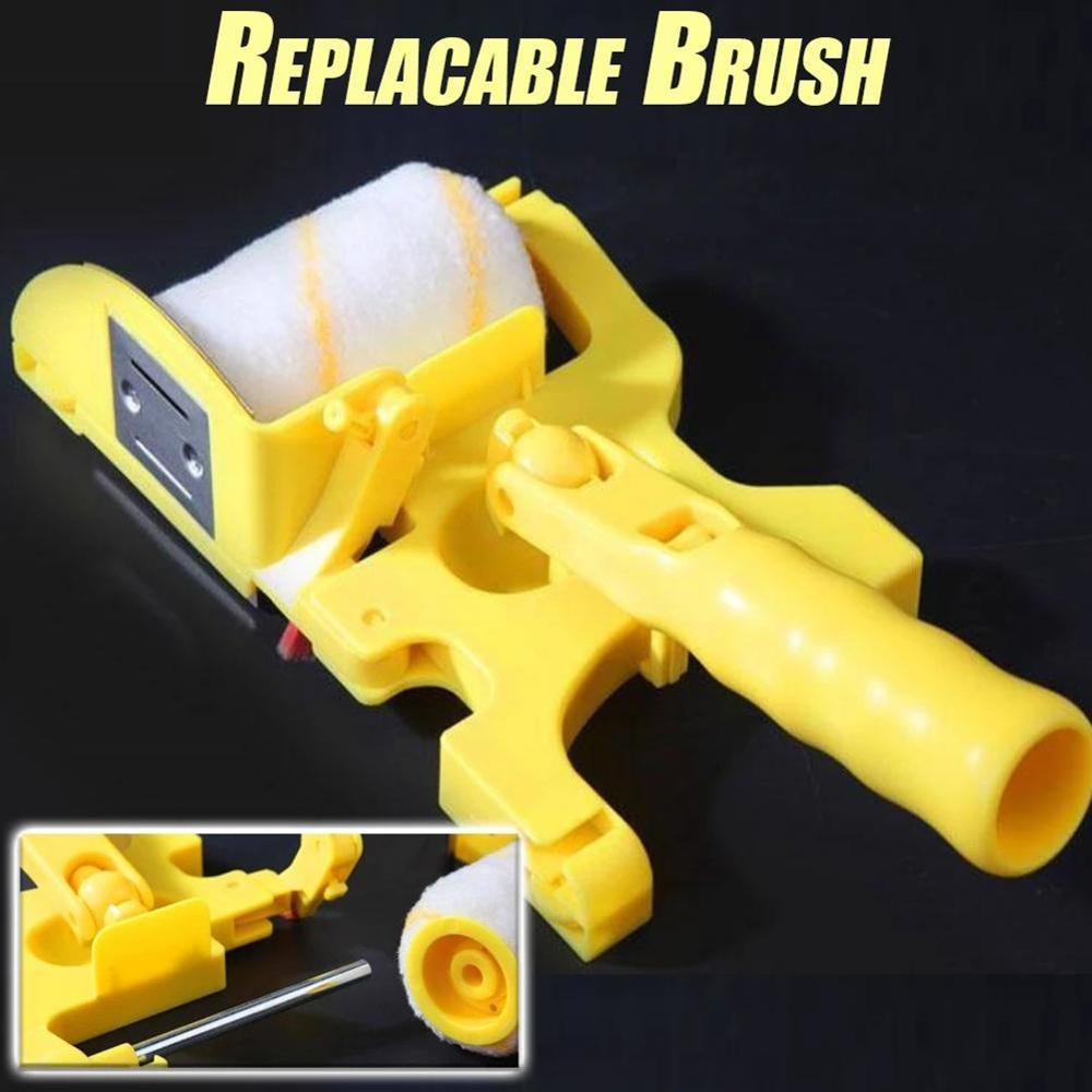 Verf Roller Multifunctionele Huishoudelijke Gebruik Muur Decoratieve Verf Roller Tool Tool Penselen Schilderen Borstel Inpakken Set Thuis B3J8