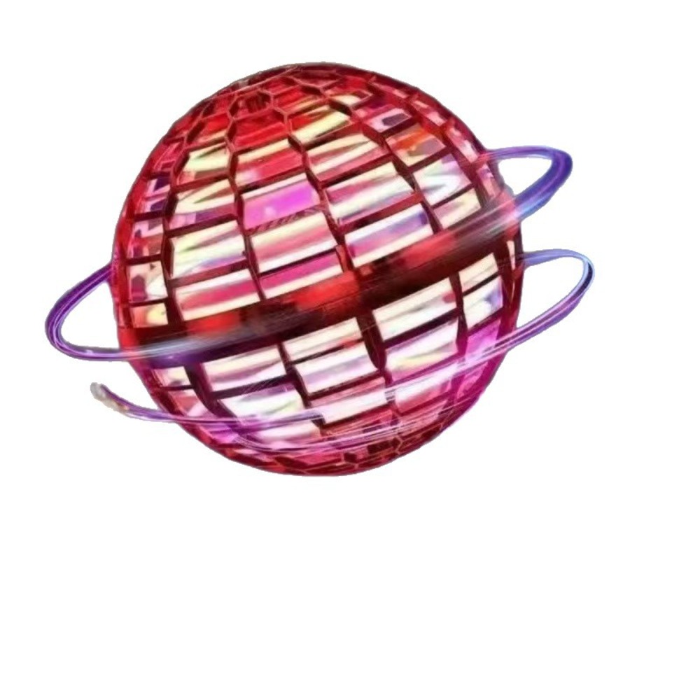 Flying Ball Children's Hand Controlled Color LED Cosmic Globe 360 ° Rotating Suspension Ball Suitable for Indoor and Outdoor Toy