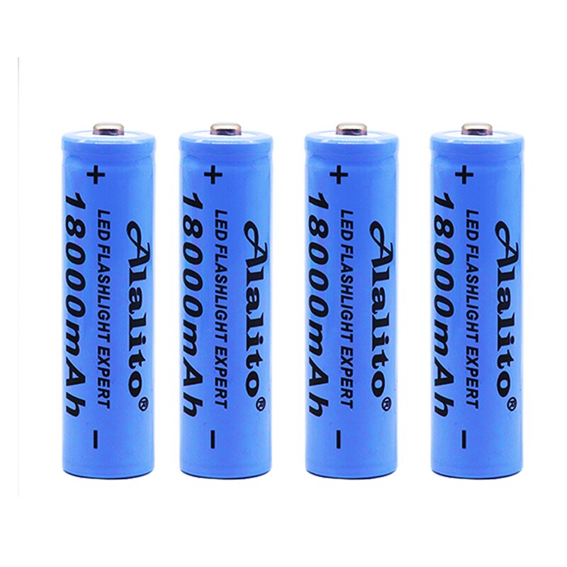18650 Li-Ion battery 18000mah rechargeable battery 3.7V for LED flashlight flashlight or electronic devices batteria