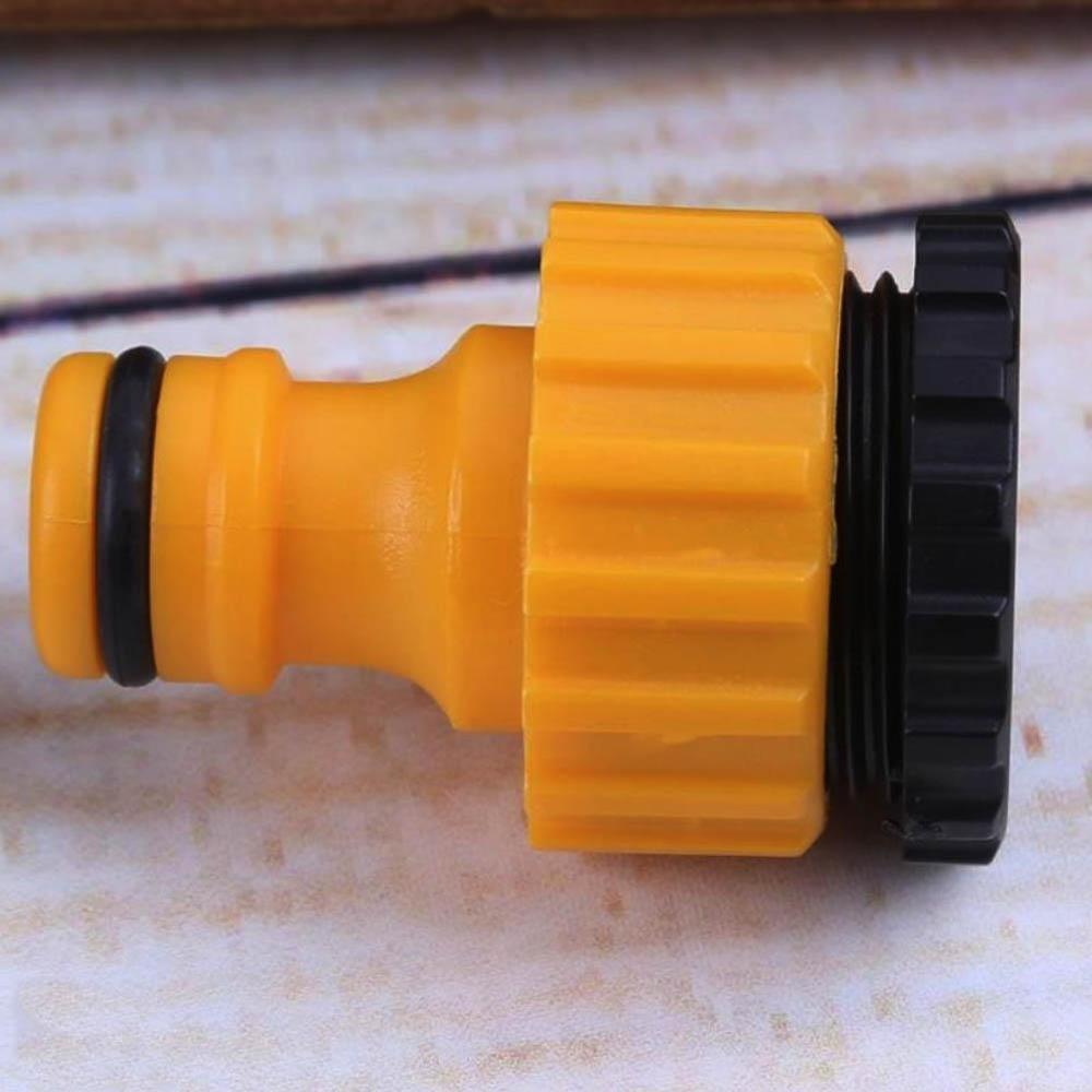 1pcs Quick Tap Water Connector Adapter Fast Coupling Adaptor Drip Tape 3/4"and 1/2" Barbed Irrigation Hose Connector Garden Tool