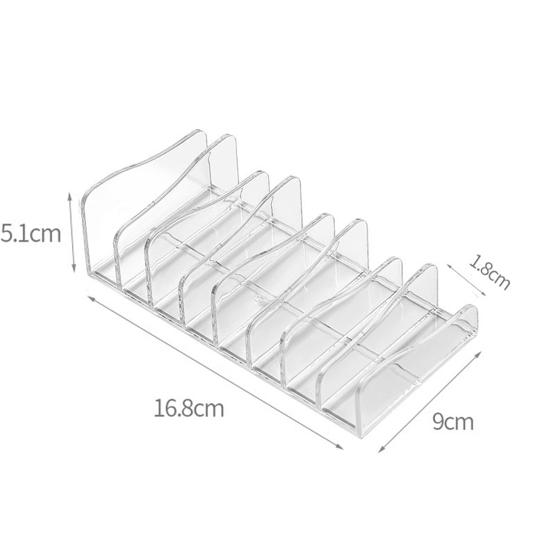 Präsentationsständer, Buchstaben-/Datei-DVD/CD-Organizer, Kosmetikständer, machen-hoch-Werkzeuge, Fachhalter, Sonnenbrillen-Aufbewahrungsregal: Licht Grau