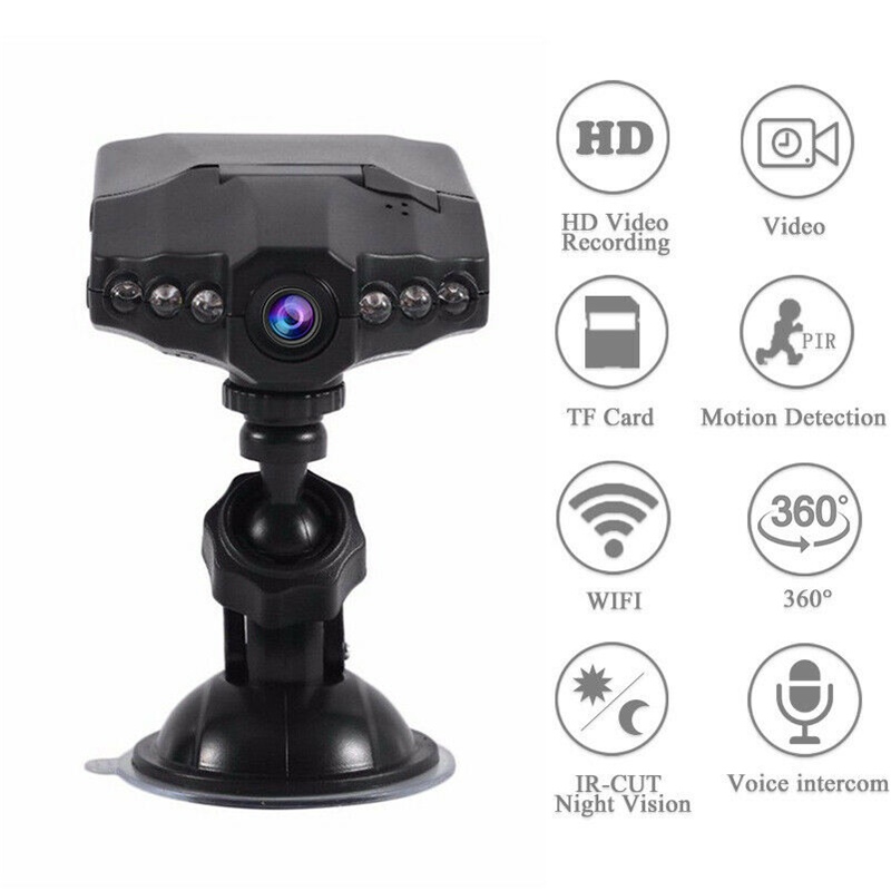 1080P HD Driving Recorder Car Video Recorder Acceleration Sensor Motion Detection Aircraft Head High Definition Recorder
